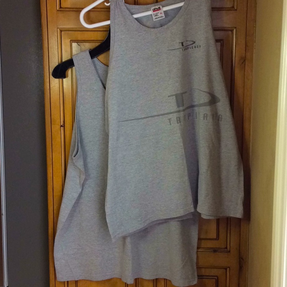 FINAL SALE PRICE Bundle of 2 Gray Tank Tops